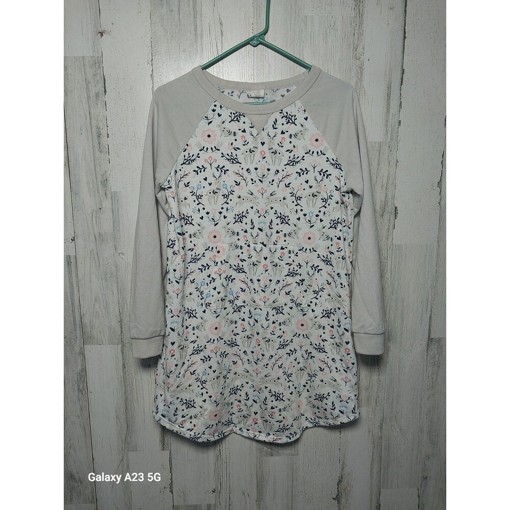 Gymboree Bunny Deer Enchanted Forest Woodland Print Girls Nightgown 14